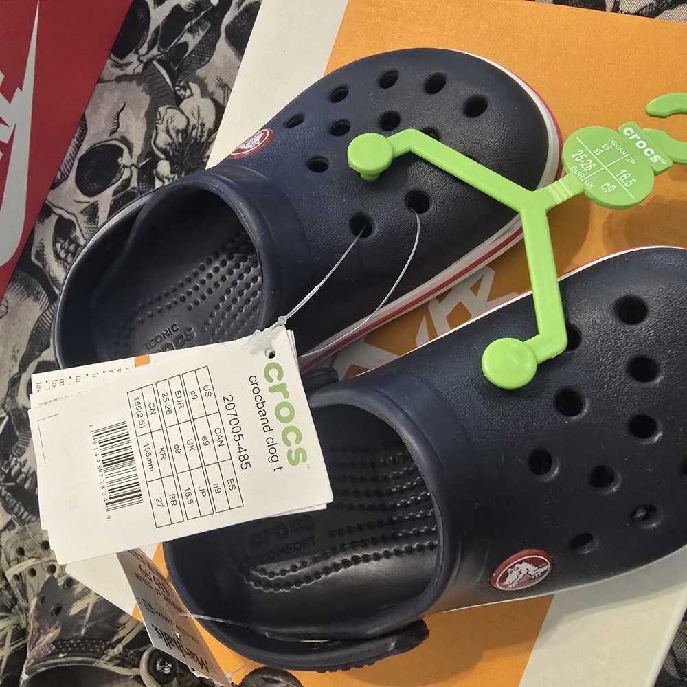 Crocs Kids Navy Clogs